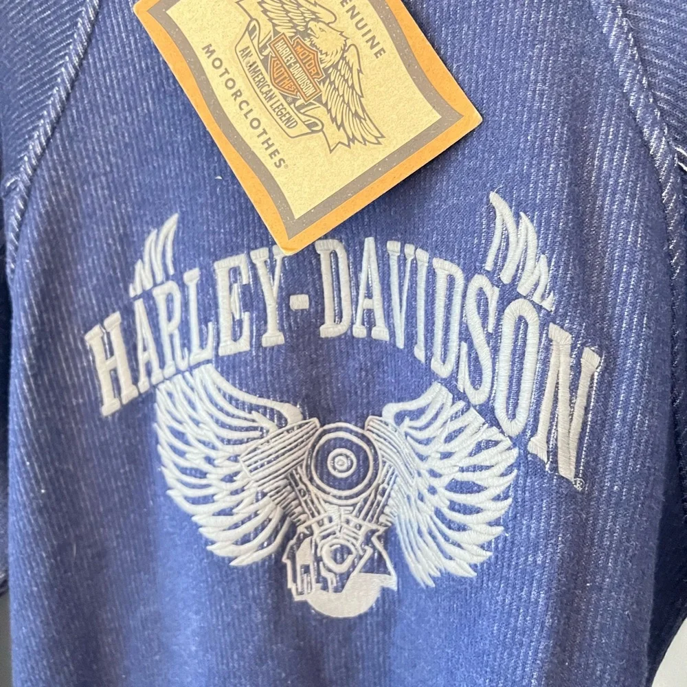 NWT 90s Harley-Davidson Men’s Pullover Crewneck Sweatshirt - Picture 3 of 5